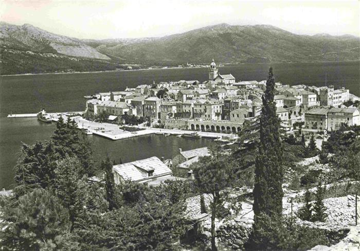 73973734 Korcula Curzola Croatie Panorama