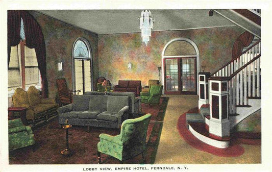 73974834 Ferndale New York USA Lobby View Empire Hotel