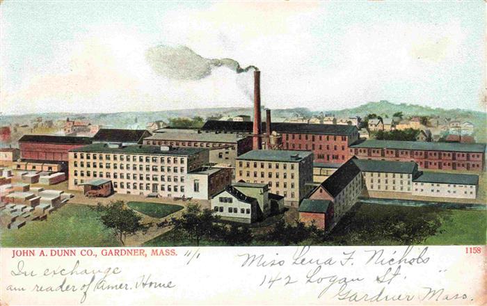 73974127 Gardner Massachusetts USA John A. Dunn Company Illustration