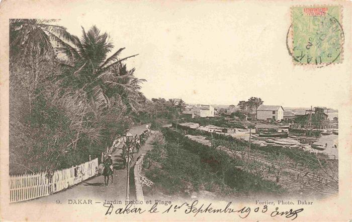 73974132 DAKAR Senegal Public garden and beach