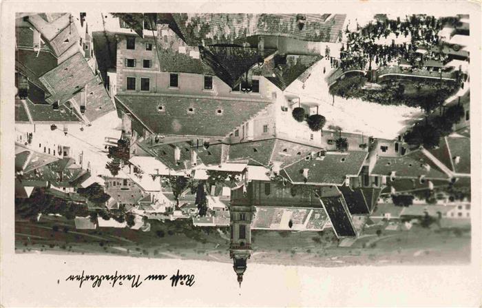 73974248 Rust Neusiedlersee Burgenland AT View with Church Feldpost