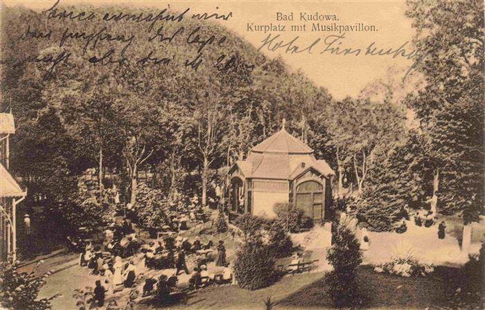 73976160 Bad Kudowa Kudowa-Zdroj Niederschlesien PL Kurplatz mit Musikpavillon