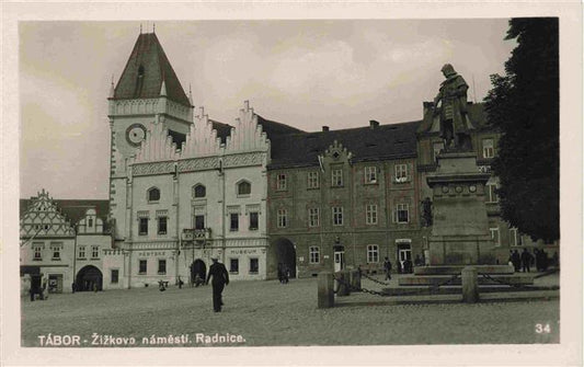 73975267 Tabor  CZ Zizkovo namesti Radnice