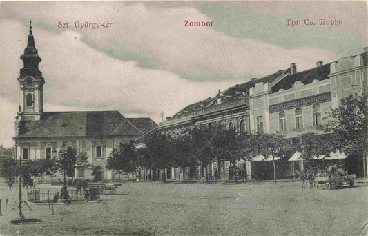 73975289 Zombor Zobor SK Stadtzentrum Kirche