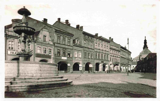 73975356 Jaromer Jaromir CZ Namesti Marktplatz Brunnen