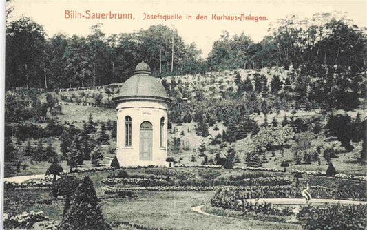 73975361 Bilin Bilina Sauerbrunn CZ Josefsquelle in den Kurhaus-Anlagen