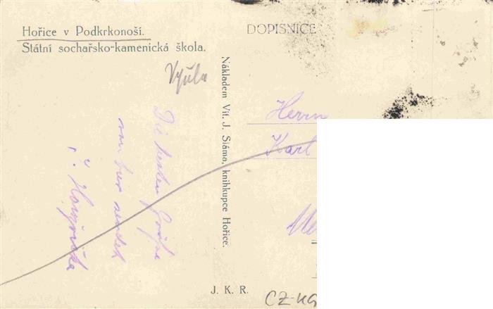 73975402 Horice v Podkrkonosi Horschitz CZ Statni socharsko-kamenicka skola