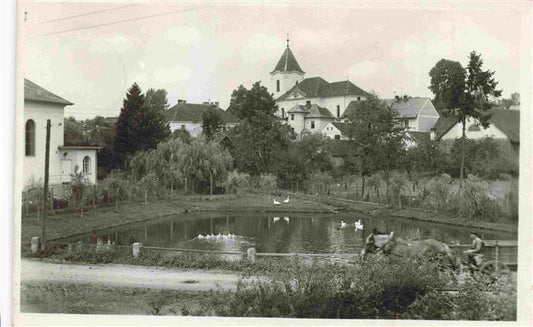 73975403 Netvorice Benesov u Prahy Beneschau CZ Kostel Kirche Teich