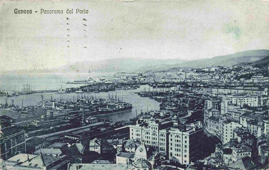 73976342 GENOVA Gênes Ligurie IT Panorama del Porto