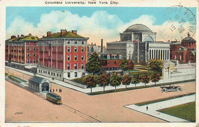 73976618 NEW YORK City USA Columbia University Illustration