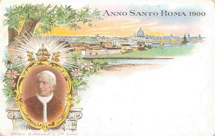 73977597 Rome ROMA IT Anno Santo Roma 1900 Pope artist card