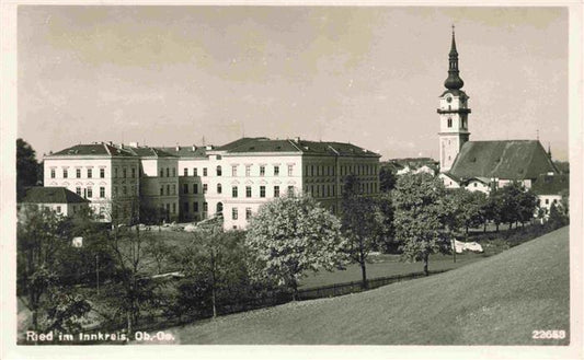 73977761 Ried Innkreis Panorama Kirche