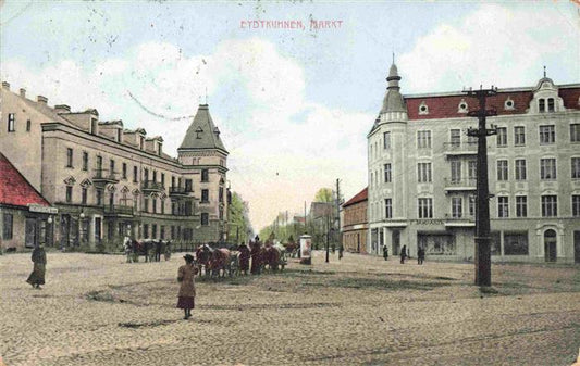 73991118 Eydtkau Ostpreussen Tschernyschewskoje Kaliningrad RU Markt