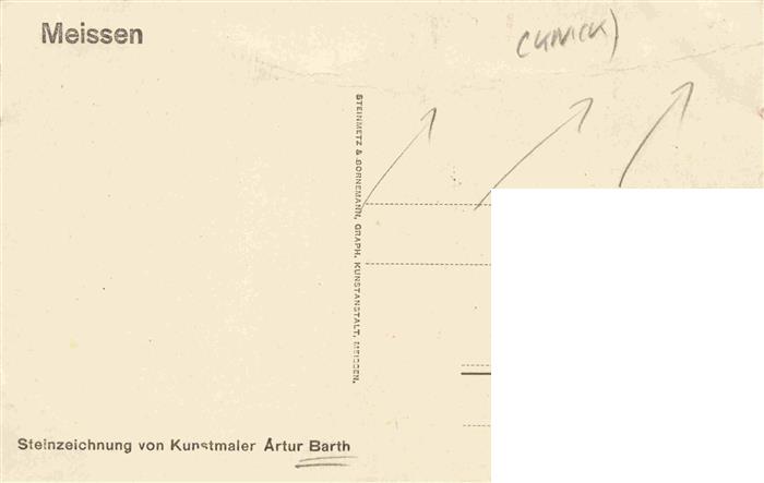 73992950 Barth Artur Kuenstlerlitho Meissen