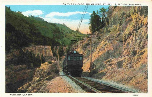 74003838 Eisenbahn Railway Chemin de Fer Montana Canyon