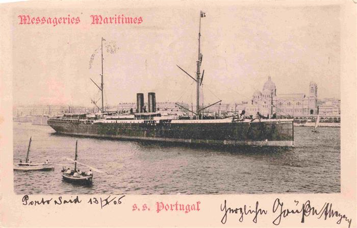 74004148 Dampfer Oceanliner S.S.Portugal Massageries Maritimes