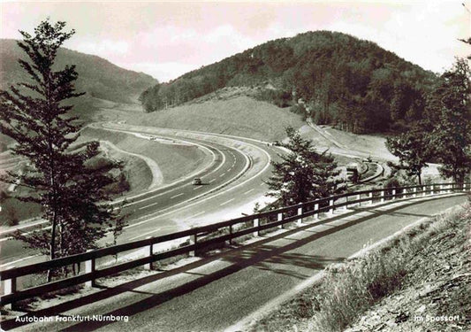 74004170 Autobahn Autostrada Autoroute Highway Frankfurt Nuernberg Rasthaus Spes