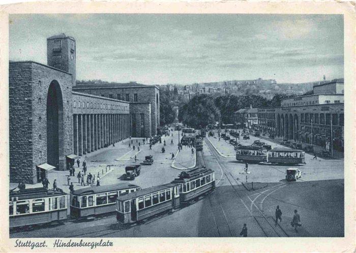 74004175 Strassenbahn Tramway-- Stuttgart Hindenburgplatz