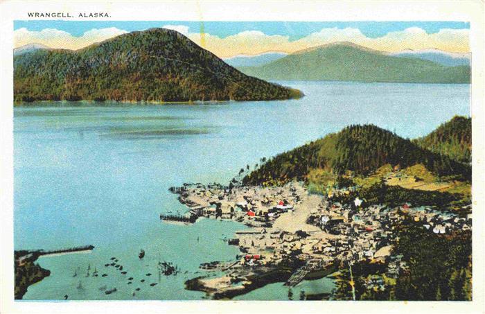 74014222 Wrangell Alaska Indian Village Panorama