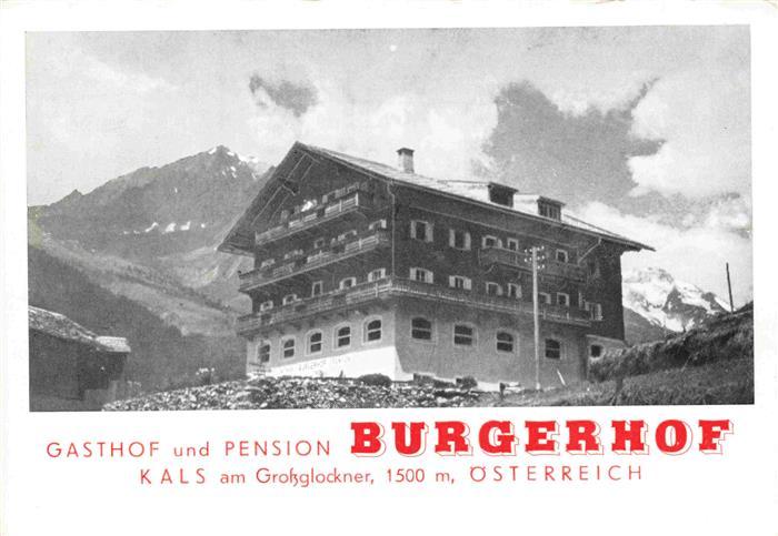 74015211 Kals-Lesach Grossglockner Tirol AT Gasthof Pension Burgerhof