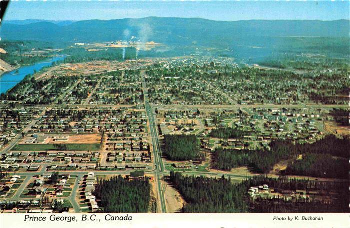 74015220 Prince George British Columbia Canada Fliegeraufnahme