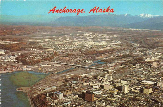 74015233 Anchorage Alaska USA Fliegeraufnahme