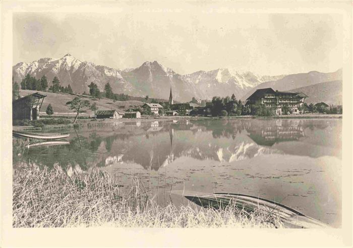 74015255 Seefeld Tirol mit Wildsee und Wetterstein