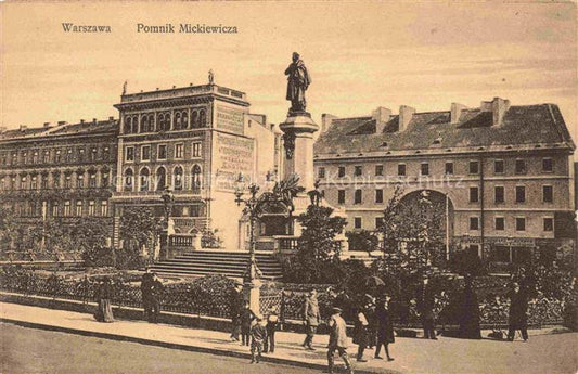 74015366 WARSZAWA Warschau PL Pomnik Mickiewicza