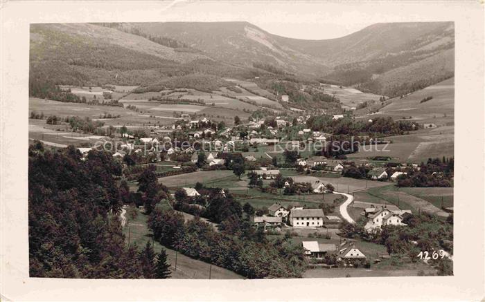 74015422 Wiesenberg Sudetenland Loucna nad Desnou CZ Panorama