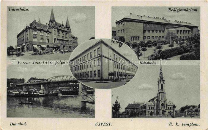 74015470 Ujpest BUDAPEST HU Varoshaza Realgimnazium Ferenc Jozsef teri polgari f