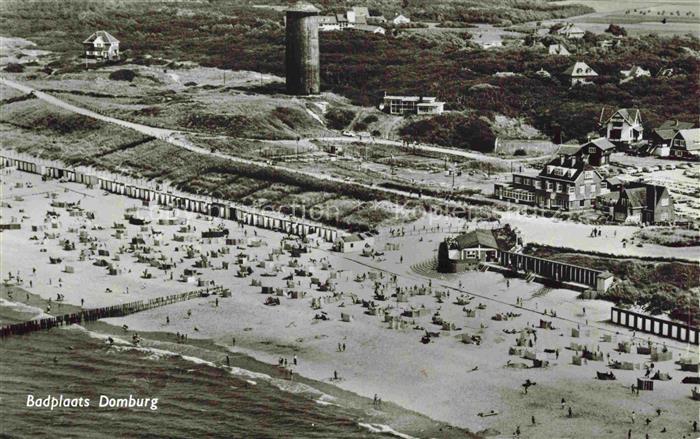 74016134 Domburg Zeeland NL Badplaats Fliegeraufnahme