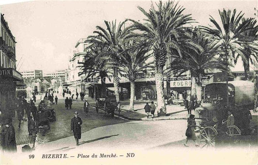 74016462 BIZERTE Tunesie Place du Marche