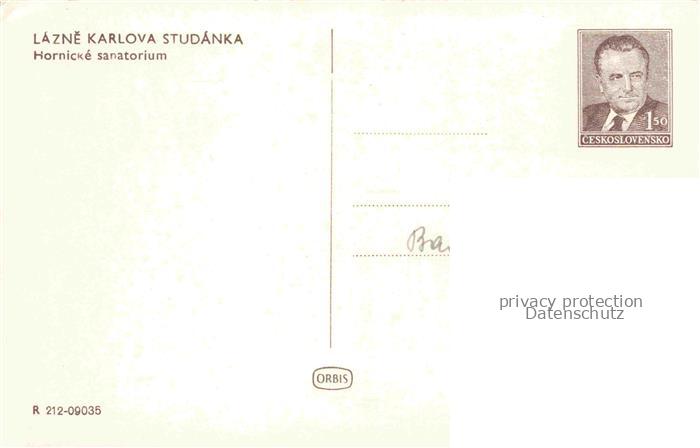 74016656 Lazne Karlova Studanka Karlsbrunn Schlesien CZ Hornicke sanatorium