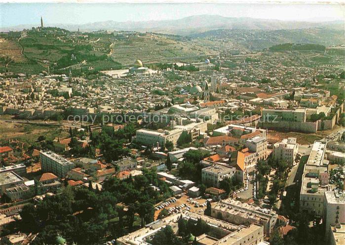 74016925 Jerusalem  Yerushalayim Israel Fliegeraufnahme