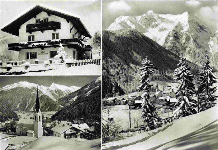 74017205 Finkenberg  Zillertal Tirol AT Haus Edelweiss Kirche Panorama