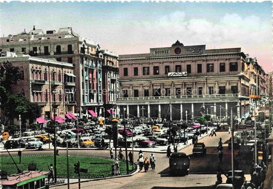 74017222 ALEXANDRIA  Alexandrie Egypt Midan El Tahrir and Stock Exchange