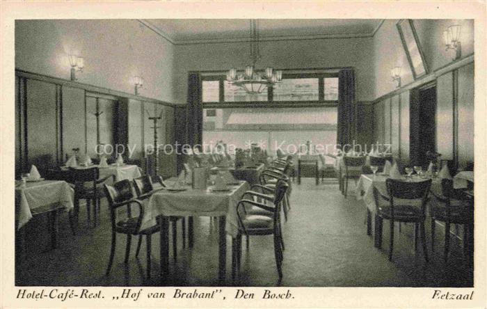 74017268 Den Bosch S-Hertogenbosch NL Hotel Cafe Hof van Brabant Fetzaal