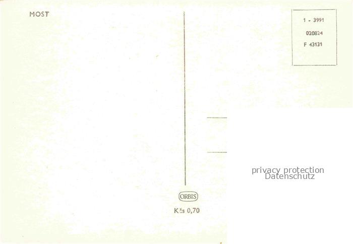 74018341 MOST Bruex Sudetengau CZ Ortsmotiv