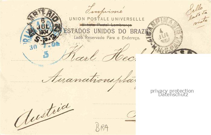 74018742 Santos Sao Paulo Brazil Lambranca de Santos Docas ponto de desembarque