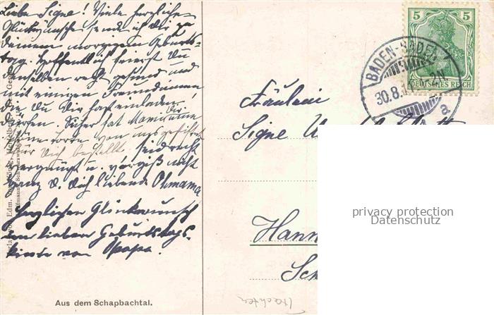 74004229 Hoffmann  Heinrich Kuenstlerkarte Sueddeutschland Alsace Aus dem Schapb