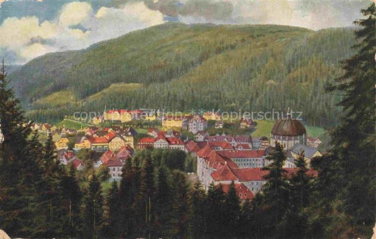 74005006 Hoffmann  Heinrich Kuenstlerkarte Sueddeutschland Alsace St Blasften