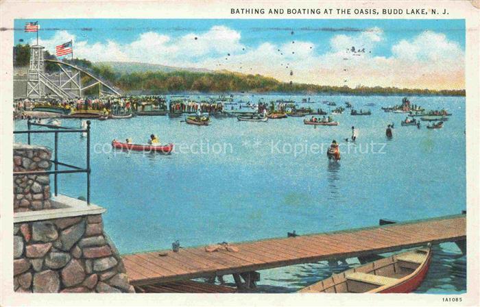 74007631 Budd Lake New Jersey USA Bathing and Boating at the Oasis