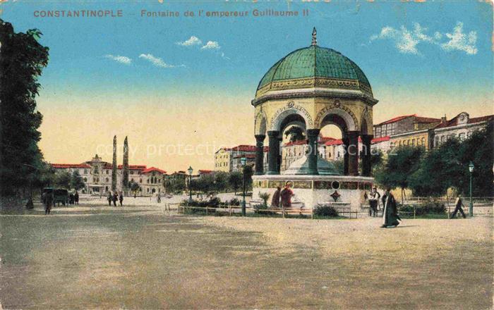 74007639 Constantinople Constantinopel ISTANBUL TK Fontaine de l'empereur Guilla