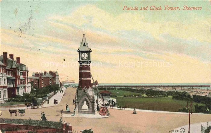 74007657 Skegness Kingston upon Hull UK Parade and Clock Tower