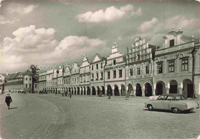 74008199 Telc Teltsch CZ Zapadni cast namesti