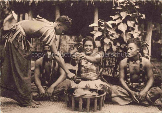 74008206 Samoa Pacific Missions Maristes d'Oceanie Ceremonie du Kava aux Iles Sa