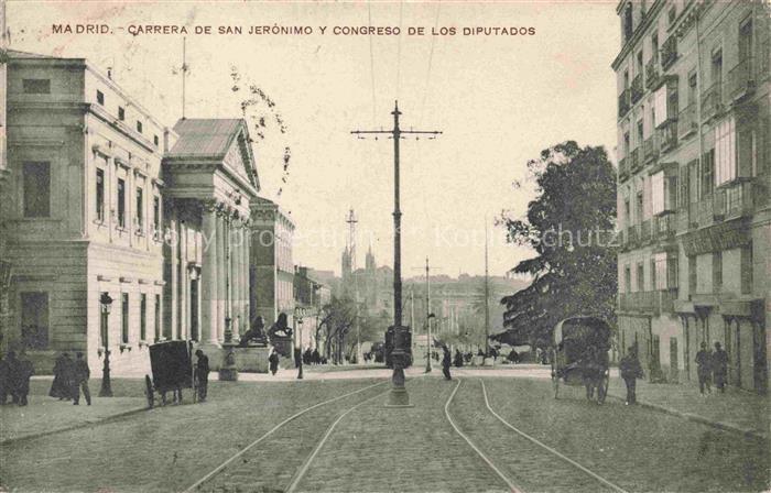 74008290 MADRID ES Carrera de San Jerómico and Congreso de los Diputados