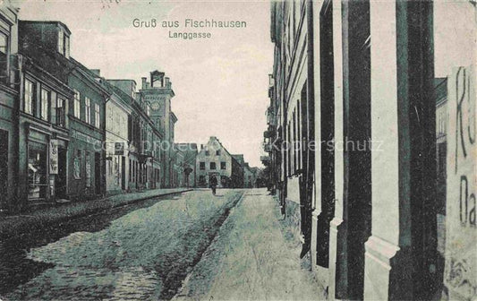 74010501 Fischhausen Samland KoeNIGSBERG Ostpreussen Kaliningrad RU Langgasse