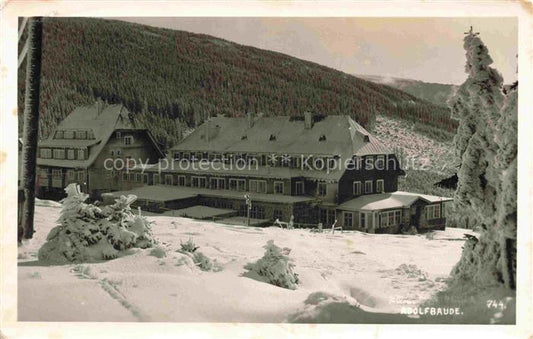 74019611 Adolfbaude 1200m Riesengebirge CZ Panorama