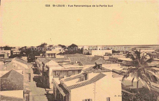 74019671 St Louis  Senegal Vue panoramique de la Partie Sud